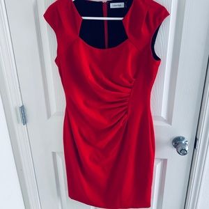 Calvin Klein red dress